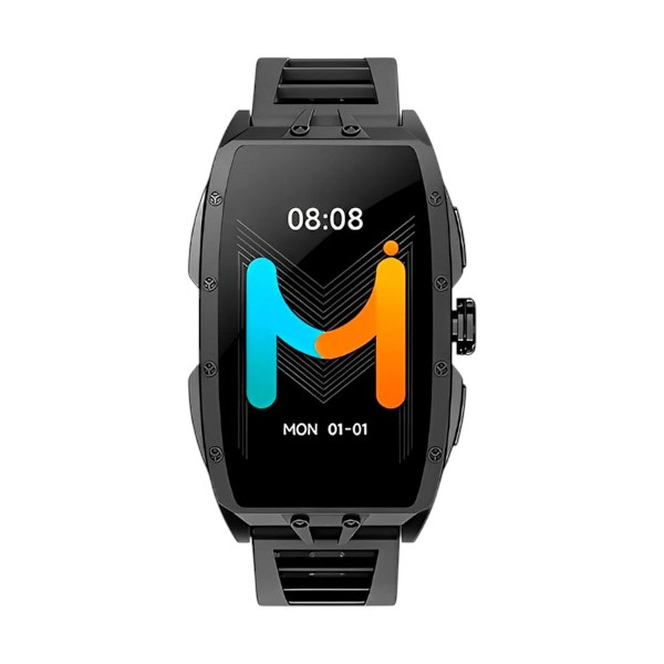 IMILAB IMIKI MB1 AMOLED ডিসপ্লে কালো ব্লুটুথ কলিং স্মার্ট ওয়াচ