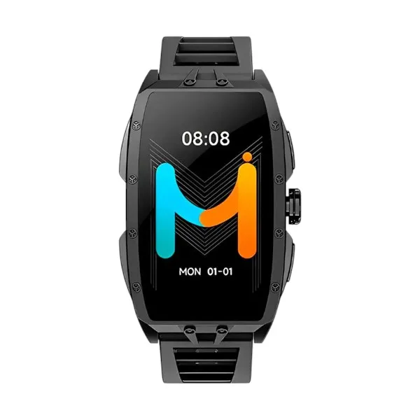 IMILAB IMIKI MB1 AMOLED ডিসপ্লে কালো ব্লুটুথ কলিং স্মার্ট ওয়াচ