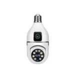 V380 SQ002 3MP বাল্ব ক্যামেরা, Wi-Fi IP ক্যামেরা