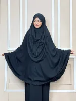 মহিলাদের ভিসকস কটন হিজাব 30 ইঞ্চি নিকাবসহ, 6 রং