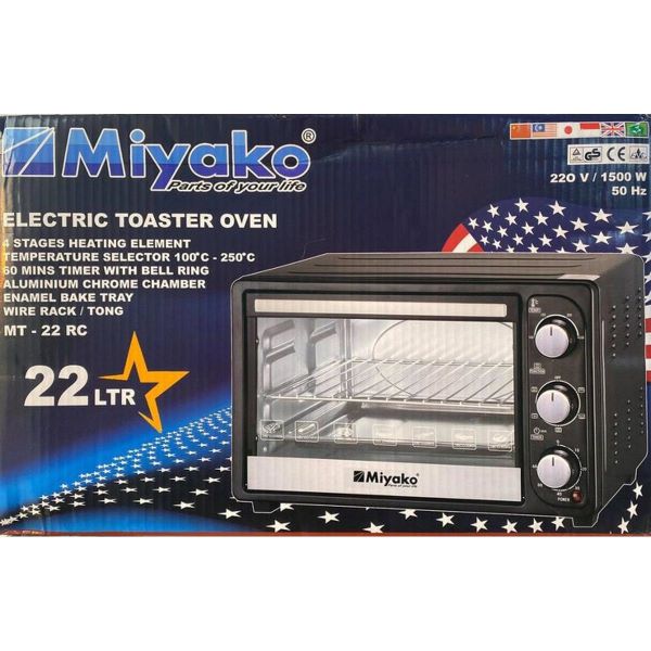 Miyako MT-22RC ইলেকট্রিক টোস্টার ওভেন ২২ লিটার