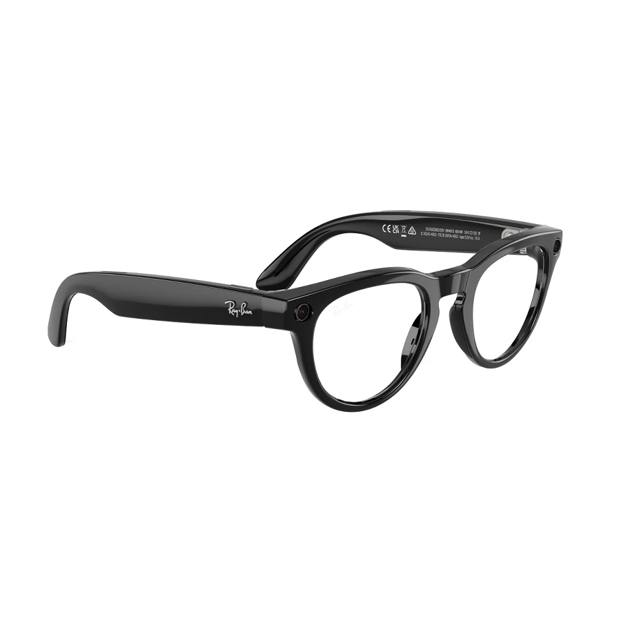 Meta Ray-Ban Headliner Gen 2 Smart Glass Shiny Black Sapphire Lens