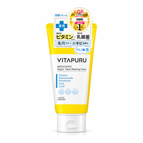 Kose Cosmeport Vitapuru Repair Clear Washing Foam 130g (Japan)