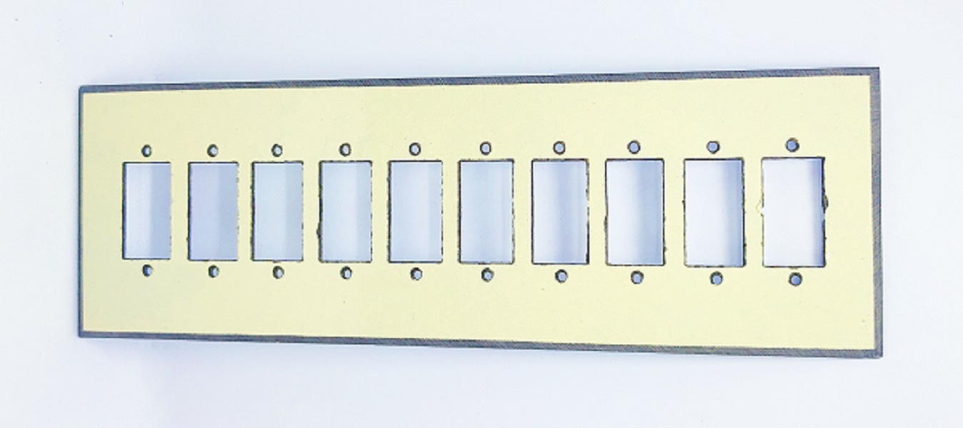 10 হোল ফাইবার সুইচ বোর্ড অফ-সাদা