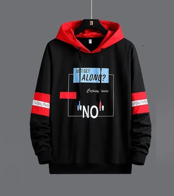 Men's Cotton Hoodie, 300 GSM, Sizes M to XL, 6 Colours