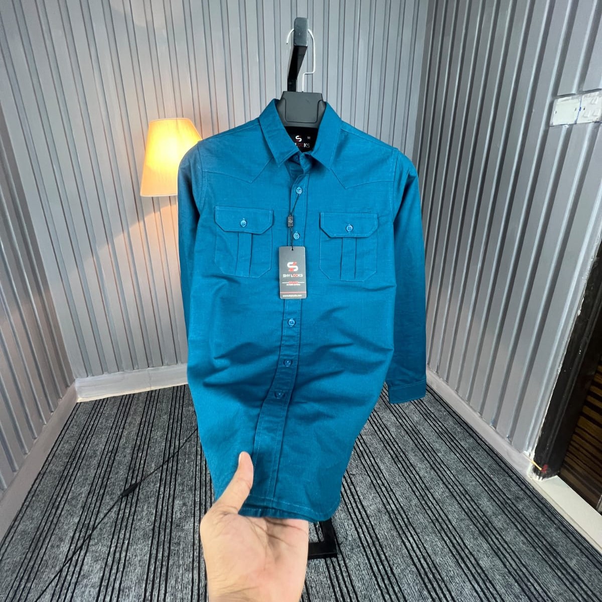 Premium Lap Seam Double Pocket Shirt