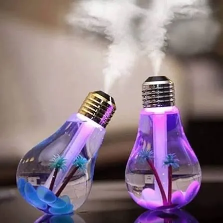 বাল্ব হিউমিডিফায়ার – LED কালার চেঞ্জিং নাইট লাইট সহ