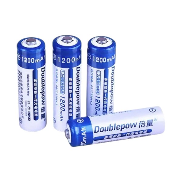 ডাবলপাও AA 1200mAh NiMH রিচার্জেবল ব্যাটারি (৪টি)