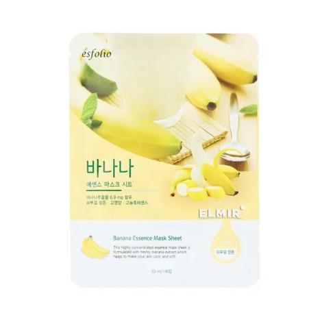 Esfolio Banana Essence ফেসিয়াল শিট মাস্ক 23ml