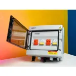GearUP 12-Way DC PV কম্বাইনার বক্স, MCB, ফিউজ ও SPD সহ (IP65 ওয়াটারপ্রুফ)