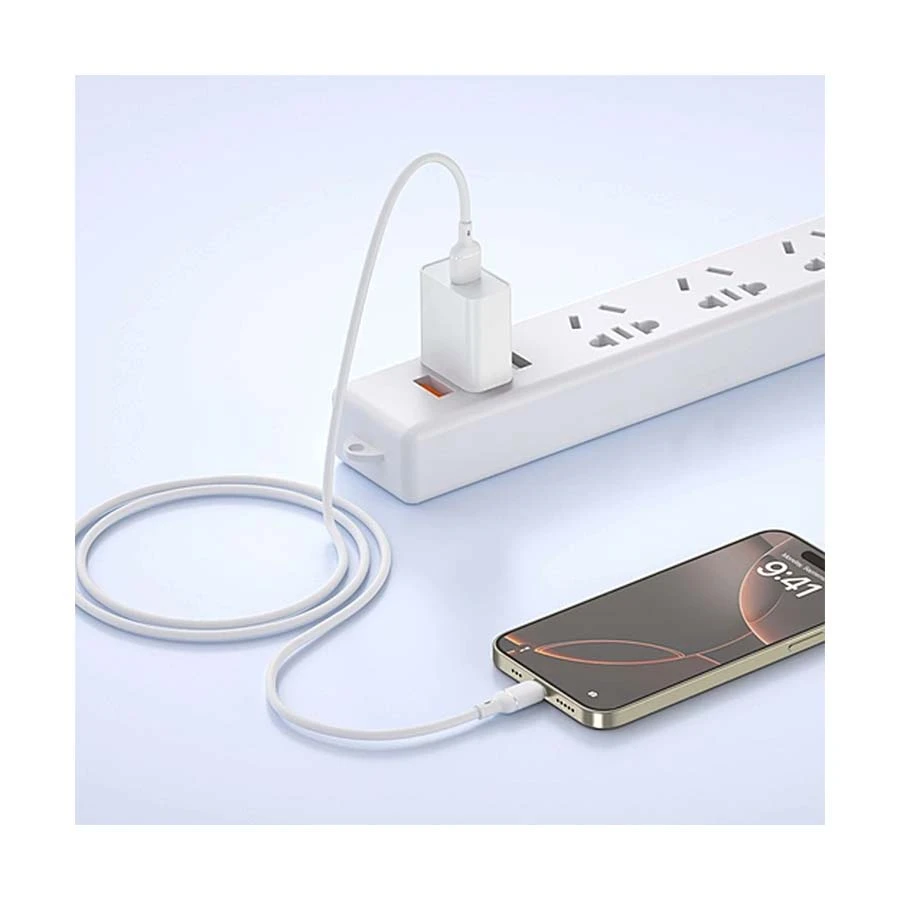 WiWU Stellar Series Wi-C088 USB-A to Type-C 1m White Data Cable