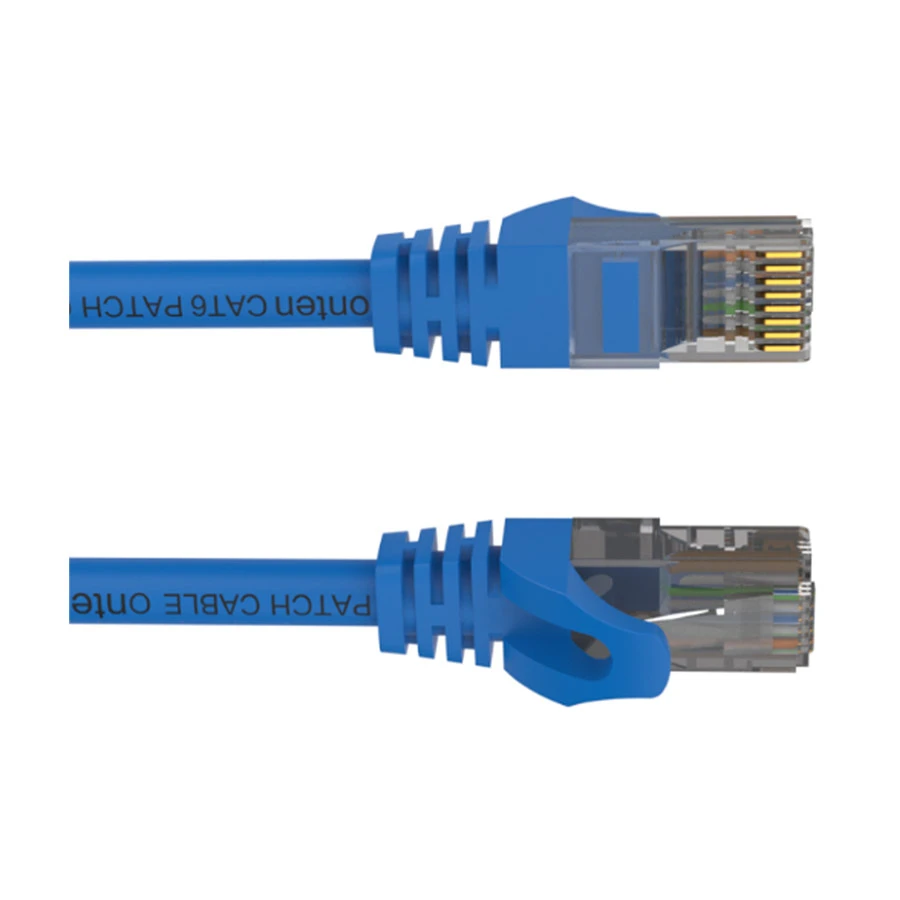 Onten OTN-E611 Cat-6 UTP 0.5 Meter Blue Patch Cord