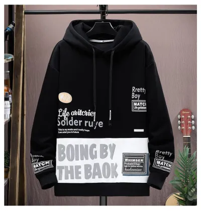 Cotton Winter Hoodie, 300 GSM, Sizes M to XL, 4 Colours