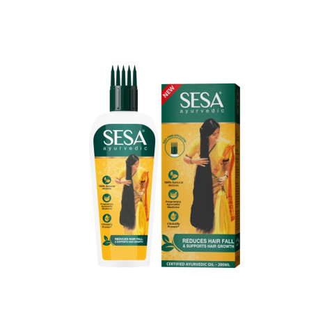 SESA আয়ুর্বেদিক অ্যান্টি হেয়ার ফল হেয়ার অয়েল 200ml