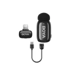 BOYA Mini-16 আল্ট্রা-কমপ্যাক্ট ওয়্যারলেস মাইক্রোফোন (iOS ডিভাইসের জন্য)