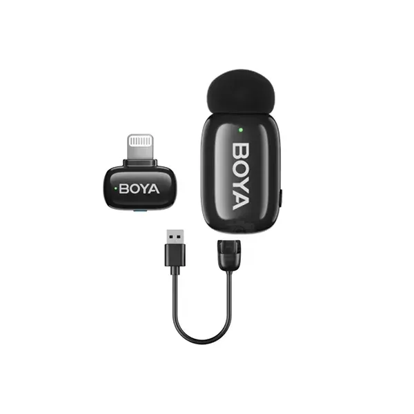BOYA Mini-16 আল্ট্রা-কমপ্যাক্ট ওয়্যারলেস মাইক্রোফোন (iOS ডিভাইসের জন্য)