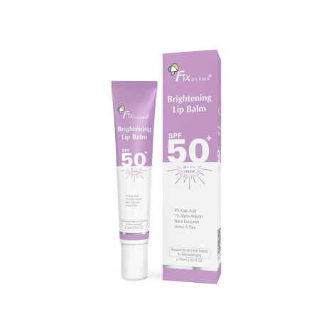Fixderma ব্রাইটেনিং লিপ বাম SPF 50+ PA+++ 15 মিলি