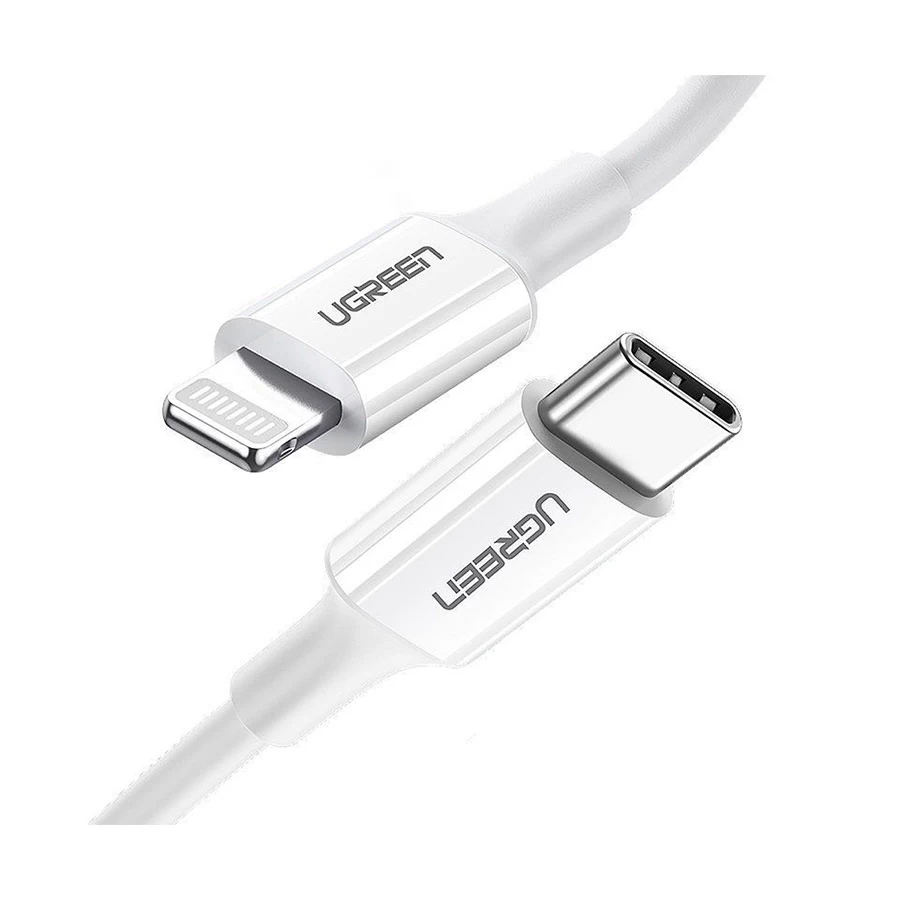 UGREEN US171 60748 USB-C to Lightning 1.5 Meter White Charging Cable