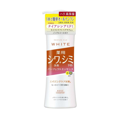 Kose Cosmeport Moisture Mild White Wrinkle Care Perfect Essence 230ml (Japan)