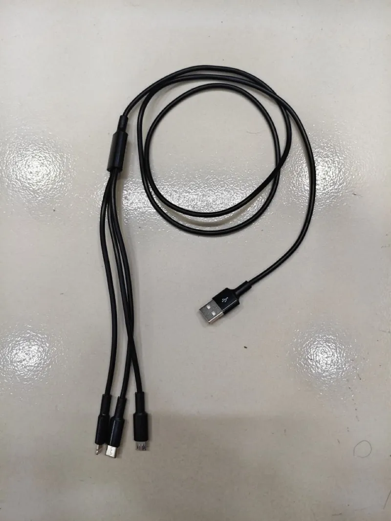 6-in-1 চার্জিং সেট: 6 পোর্ট USB চার্জার ও 3-in-1 ফাস্ট ক্যাবল