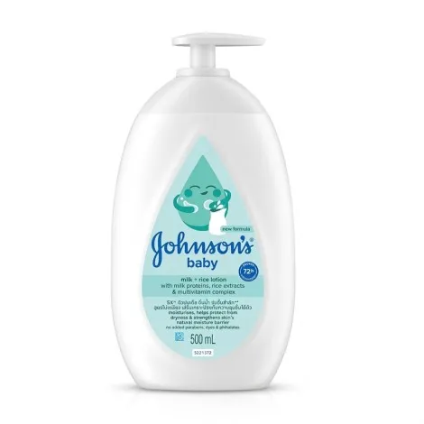 Johnson's মিল্ক অ্যান্ড রাইস বেবি লোশন 500ml