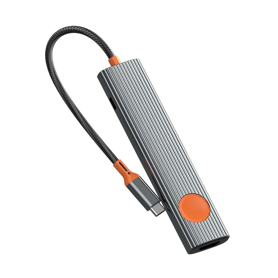 WiWU Travel Wi-HB007 USB-C to HDMI, SD, TF, Dual USB & Type-C Hub