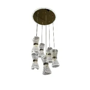 Qulik ডায়মন্ড-শেপ হ্যাঙ্গিং LED ঝাড়বাতি QL-703