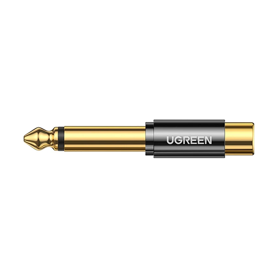 UGREEN AV169 (80731) 6.5mm Male to RCA Female Audio Converter Black