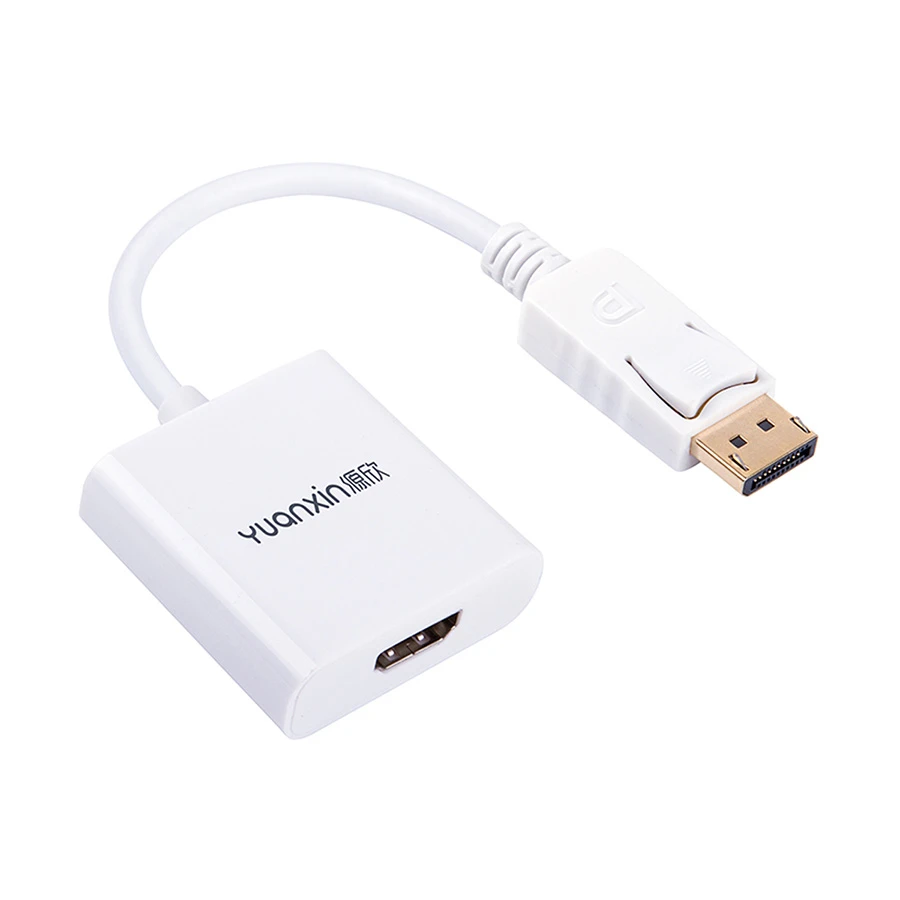 Yuanxin YDP-014 DisplayPort to HDMI Converter White