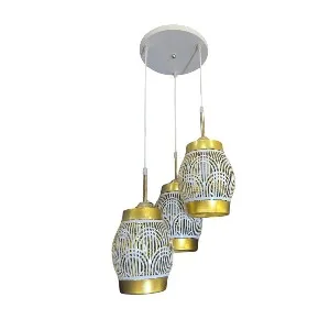 Qulik মডার্ন ল্যান্টার্ন Lux-three 3 কালার হ্যাঙ্গিং লাইট (QL-F1405-3)