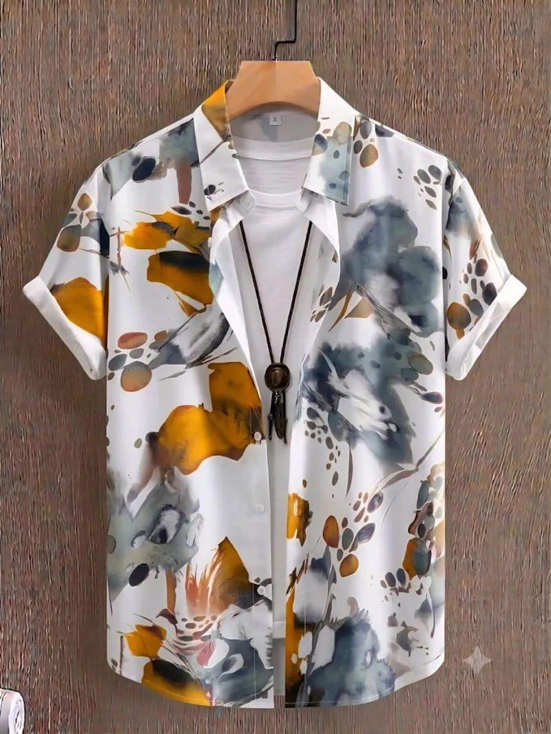 Men's Stretch Micro Fabric Half Sleeve Shirt, 6 Colours, M to XXL