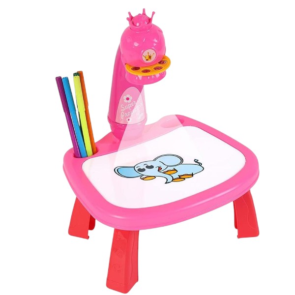 Little Hands ড্রয়িং প্রজেক্টর টেবিল, লাইটসহ ট্রেস অ্যান্ড ড্র খেলনা