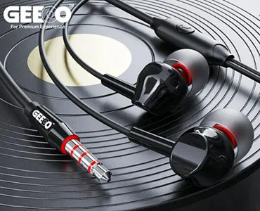 Geeoo X10 3.5mm ইন-ইয়ার তারযুক্ত ইয়ারফোন