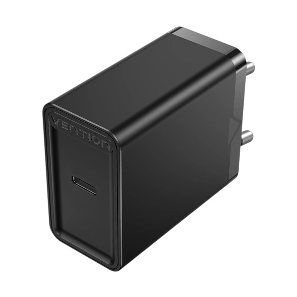 Vention FADB0-EU 1-পোর্ট USB-C 20W চার্জার (কালো)