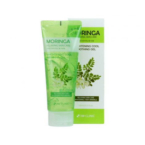 3W Clinic মরিঙ্গা ব্রাইটেনিং কুল সুদিং জেল 160ml