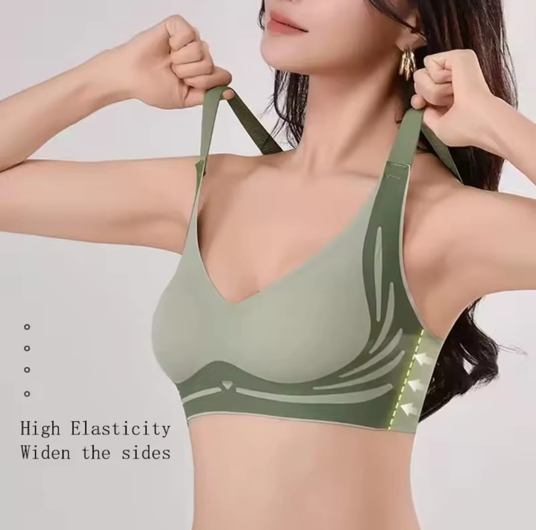 Women's Seamless Wire-Free Bra, Sizes M to XXL
