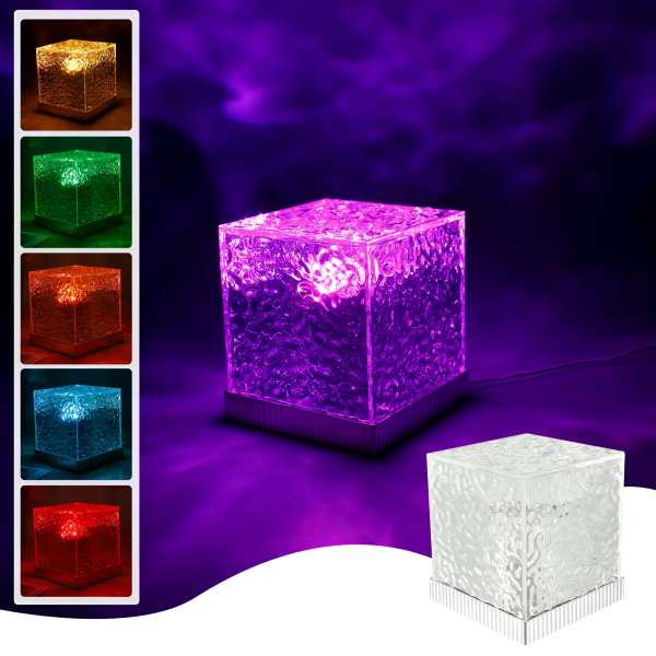 USB ডায়নামিক ওয়াটার প্যাটার্ন LED ল্যাম্প