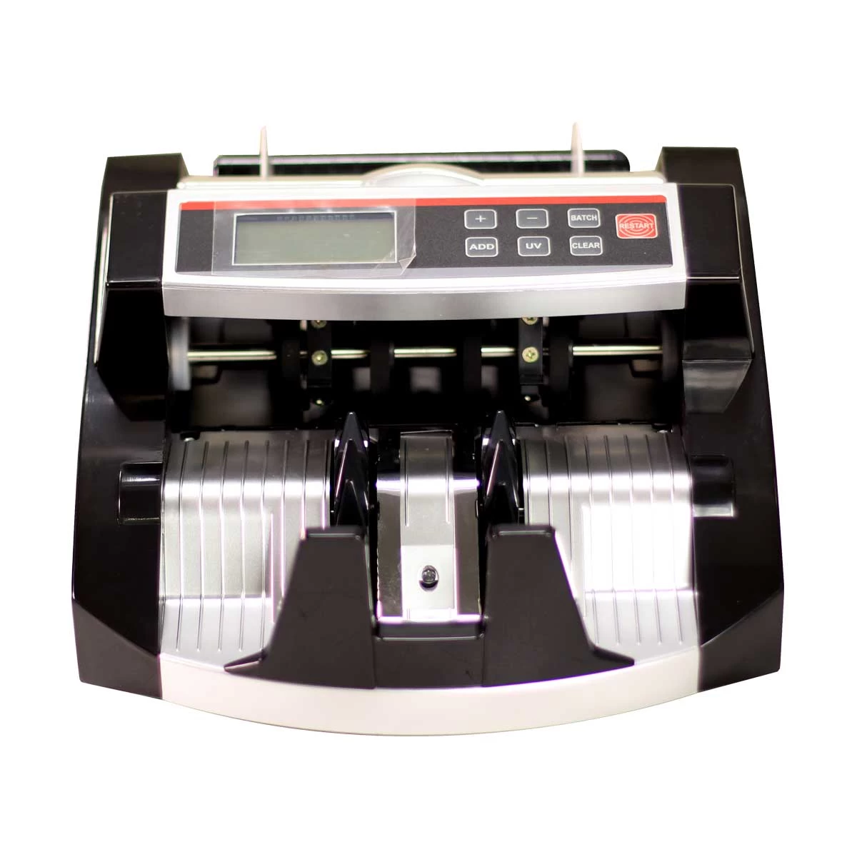Henry HL-2100 Money Counting Machine with UV, MG & IR, Black & Silver