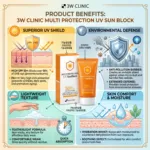 3W Clinic Multi Protection UV সানব্লক ক্রিম SPF50 70ml