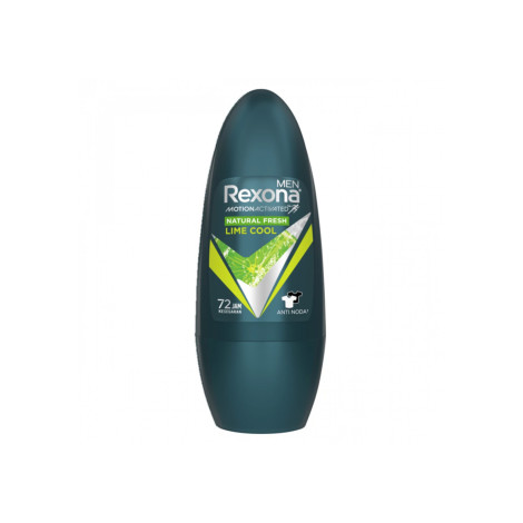 Rexona Men Motion Activated Natural Fresh Lime Cool Roll On 45ml (Indonesia)