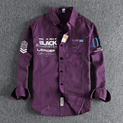 Men's Cotton Printed Casual Shirt, Semi-Fit, Sizes M to XL