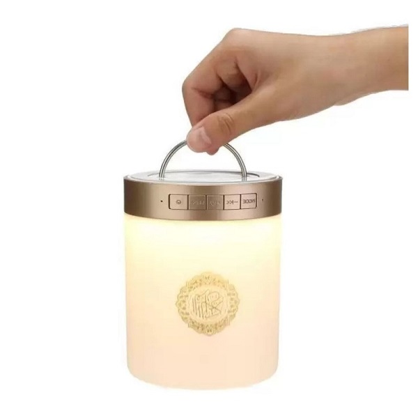 3 in 1 Smart Touch Lamp Quran Speaker and clock with Remote & App Control (SQ-113)