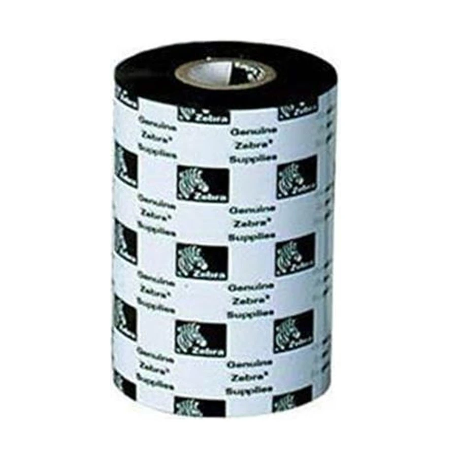 Zebra J2300 110mm x 300m Black Wax Resin Ribbon