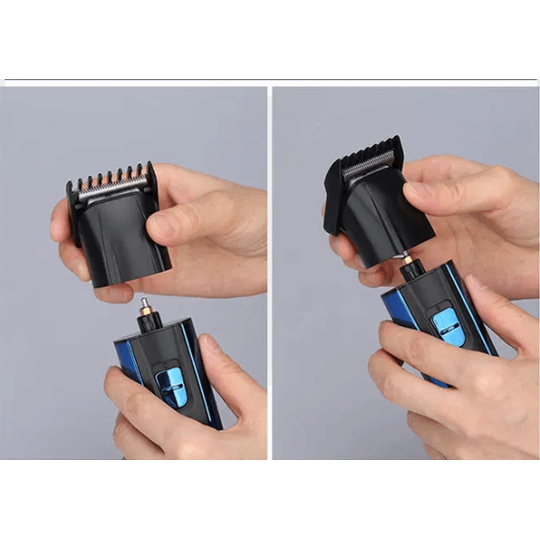 Kemei KM-6330 3-ইন-1 রিচার্জেবল হেয়ার ট্রিমার, ইলেকট্রিক শেভার ও নোজ ক্লিপার গ্রুমিং কিট