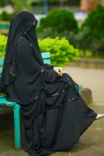 সাফা বোরকা ফুল সেট, জর্জেট হিজাব ও নিকাবসহ
