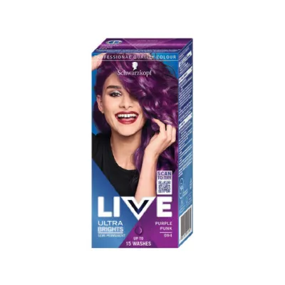 Schwarzkopf Live Ultra Brights সেমি পার্মানেন্ট কালার - 094 Purple Punk