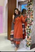 জর্জেট ওড়না সহ ডিজিটাল প্রিন্ট থ্রি পিস, L থেকে XXL, 3 রং