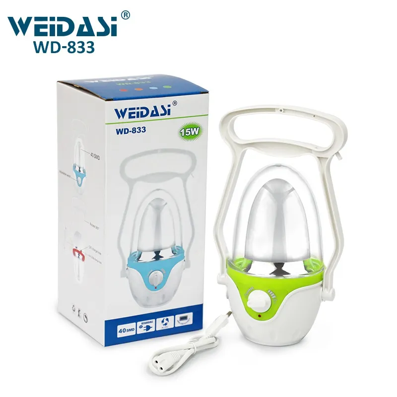 Weidasi WD-833 15W রিচার্জেবল ইমার্জেন্সি লাইট