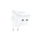 Vention FBPW0-EU 2 পোর্ট USB-C 35W GaN চার্জার – সাদা