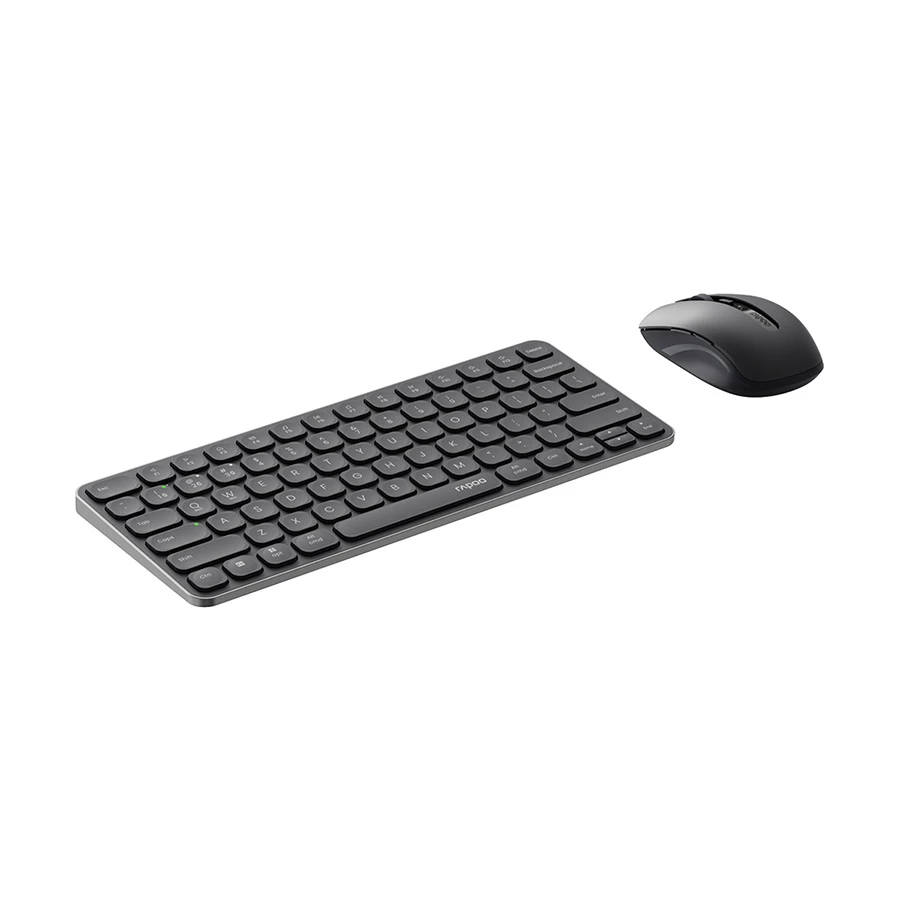 Rapoo 9050S (Dual Mode) Dark Grey Ultra-slim Keyboard & Mouse Combo